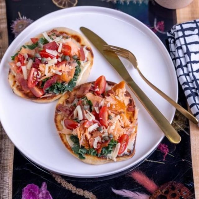Salmon BLT Tacos.