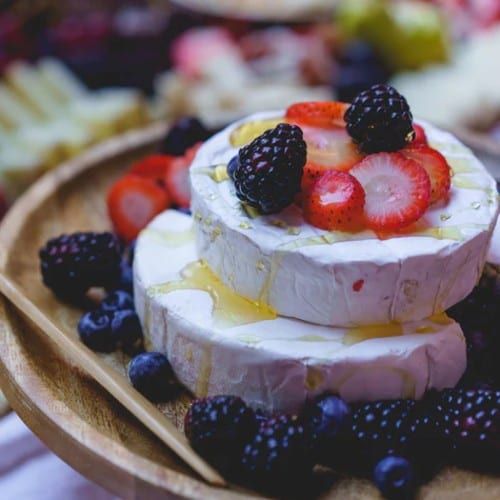 Tiered Brie Cake.