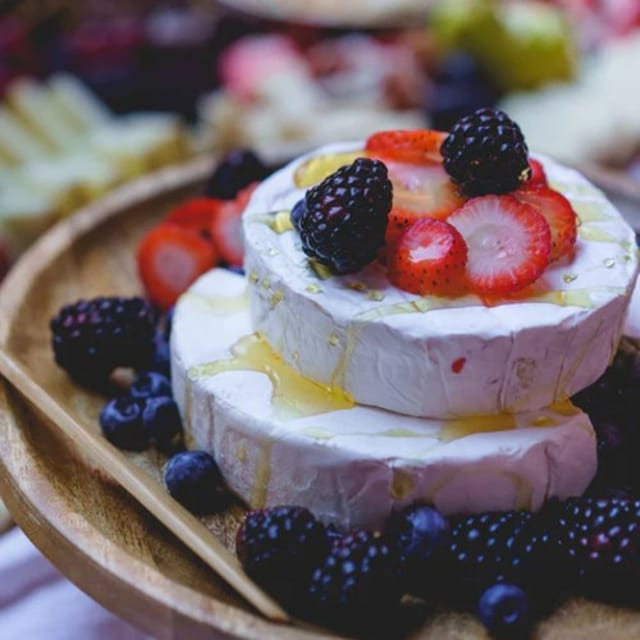 Tiered Brie Cake.